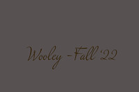 Wooley-fall '22